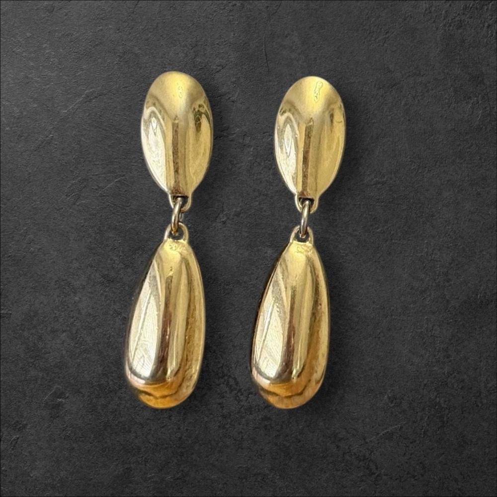Vintage Gold Drop Earrings 90’s